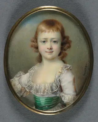 Portrait of Grand Duchess Catherine Pavlovna, later Queen of Württemberg, by Alois Gustav Rockstuhl