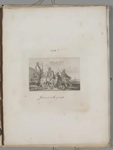Art of the Lithograph: Albanian, Plate XVIII, by Alois Senefelder