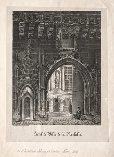 Hotel da Ville de la Rochelle, France, by Alois Senefelder