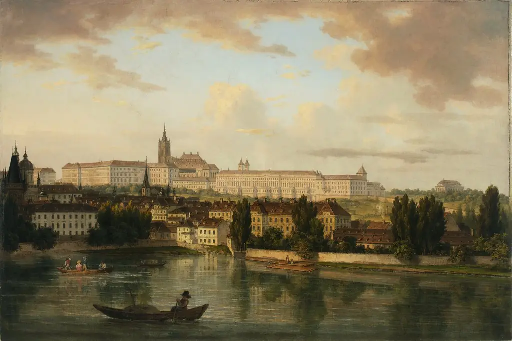 Prague Castle - Hradčany, by Alois von Saar