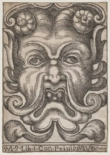Grotesque Masks: Mask 9, Book I, by Aloisio Giovannoli