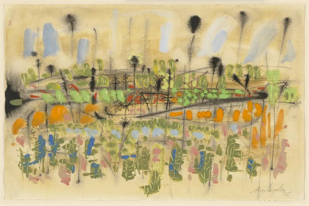 Untitled, by Aloísio Magalhães, gouache, 1956