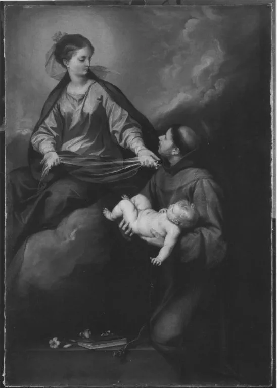 Die Muttergottes erscheint dem hl. Antonius, by Alonso Cano, unspecified, 1648