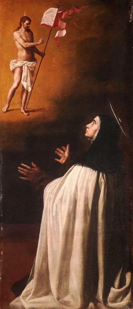 The crucified Christ appears to Saint Teresa, by Alonso Cano