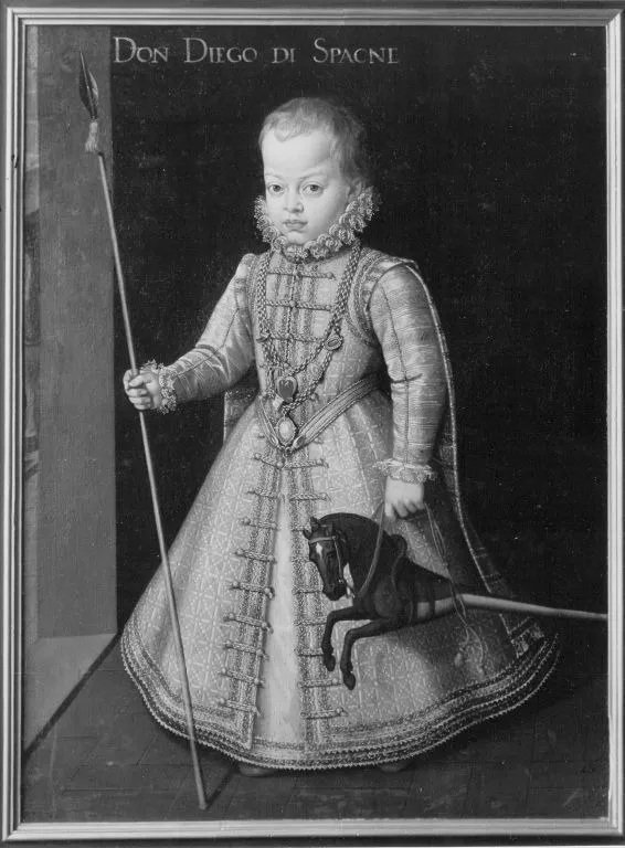 Infant Diego von Spanien als Kind (Werkstatt), by Alonso Sánchez Coello, unspecified, 1559