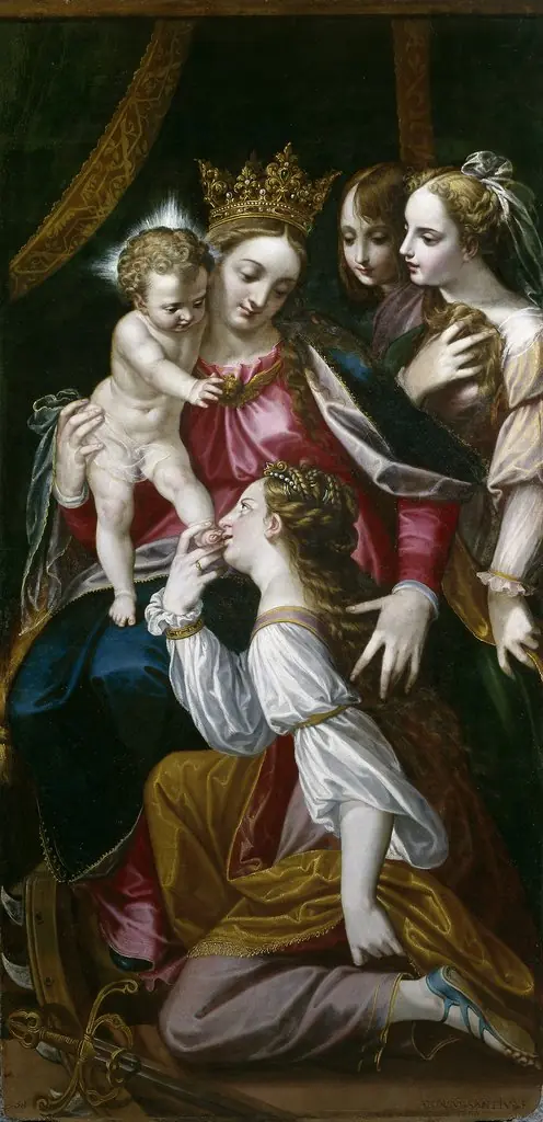 The Mystic Marriage of Saint Catherine