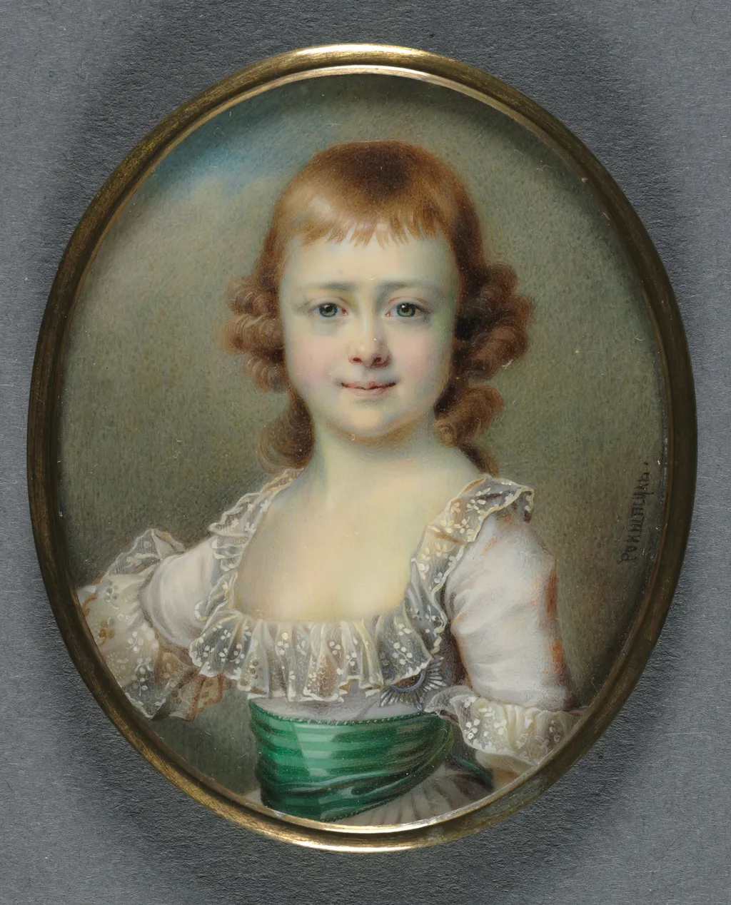 Portrait of Grand Duchess Catherine Pavlovna, later Queen of Württemberg, by Aloys Gustav von Rockstuhl, unspecified, 1860