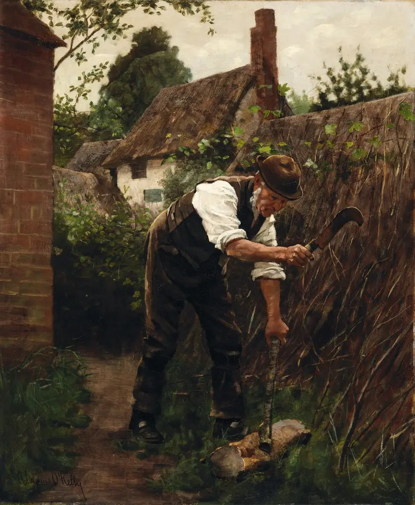 Preparing for Winter, by Aloysius O'Kelly