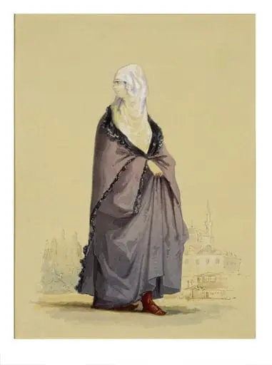 A Turkish woman, by Aloysius Rosarius Amadeus Raymondus Andreas Preziosi
