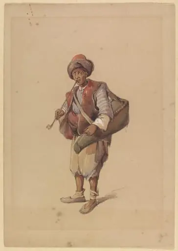 A Water Carrier, by Aloysius Rosarius Amadeus Raymondus Andreas Preziosi