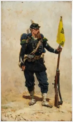 A Soldier, by Alphonse de Neuville