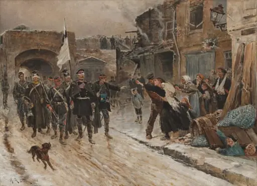 The Flag of Truce, by Alphonse de Neuville
