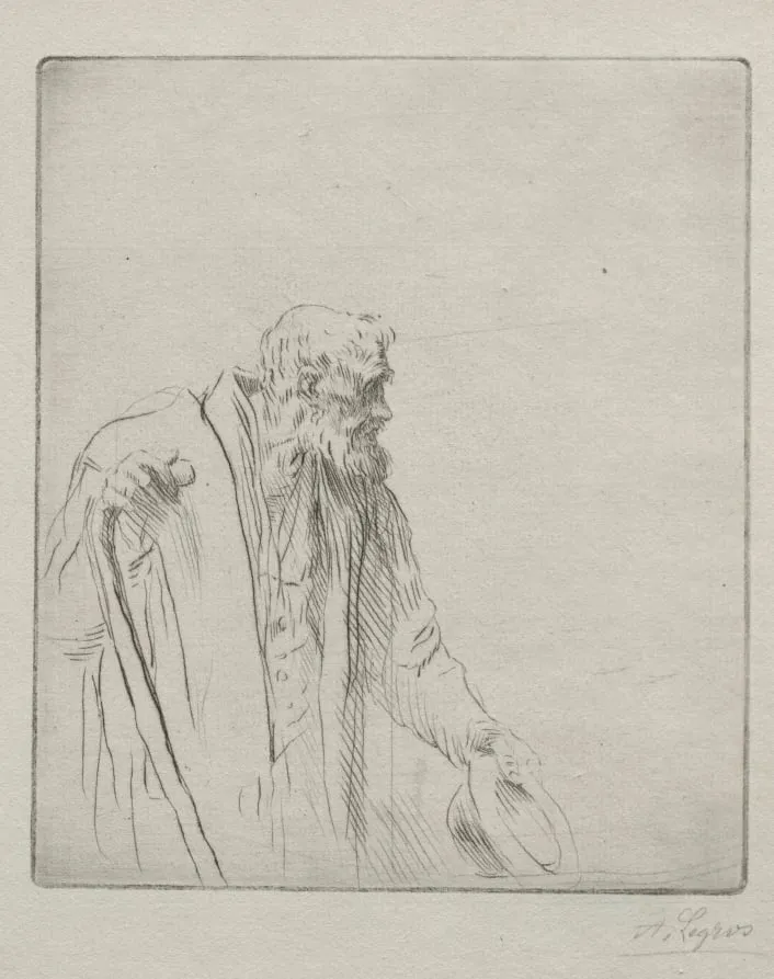 A Beggar, by Alphonse Legros, 1884
