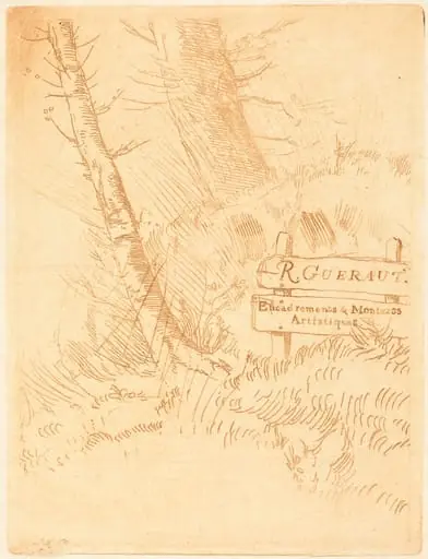 Address of R. Gueraut (Adresse de M.R. Gueraut), by Alphonse Legros