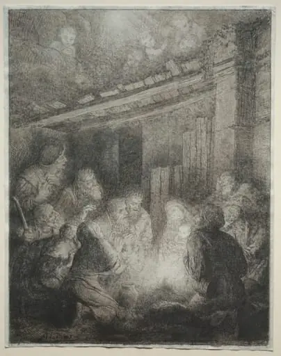 Adoration of the Shepherds, by Alphonse Legros
