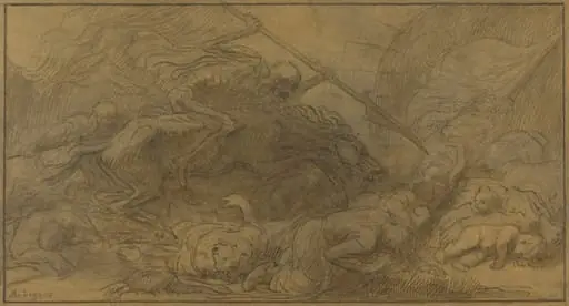 After the Battle, by Alphonse Legros