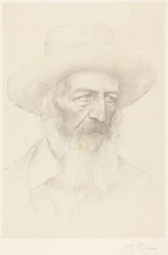 Alfred, Lord Tennyson, by Alphonse Legros