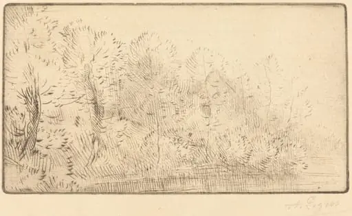 Along the River (Sur la riviere), by Alphonse Legros