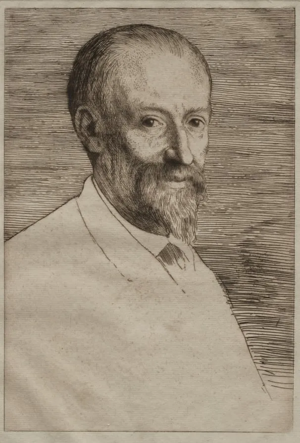 Auguste Poulet-Malassis, by Alphonse Legros, 1878