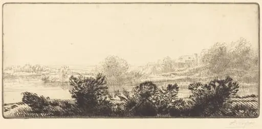 Banks of the Loire (Bord de la Loire), by Alphonse Legros