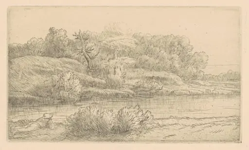 Banks of the Venelle (Bord de la Venelle), by Alphonse Legros