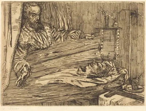 Berenice, 2nd plate, by Alphonse Legros