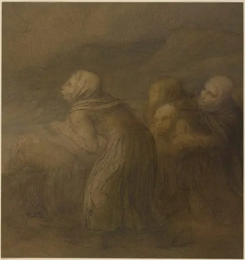 Boat in Trouble, by Alphonse Legros