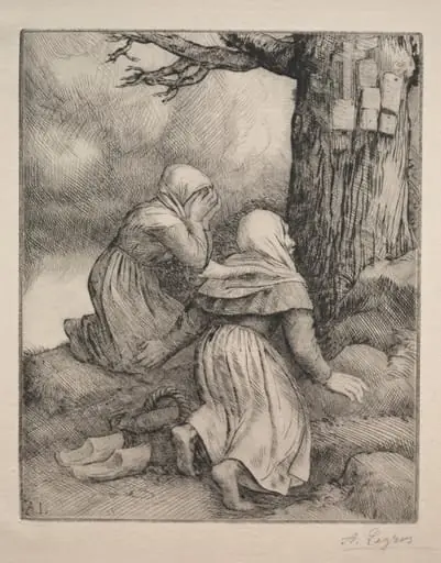 Bowing before the Tree (L'arbre de salut), by Alphonse Legros