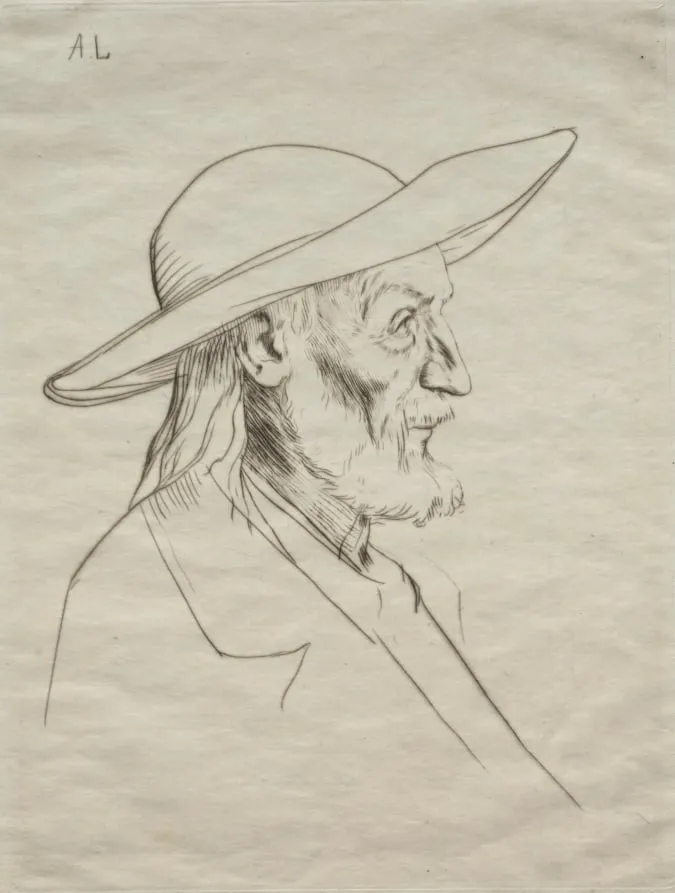 Breton Peasant, by Alphonse Legros, 1884