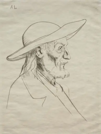 Breton Peasant, by Alphonse Legros