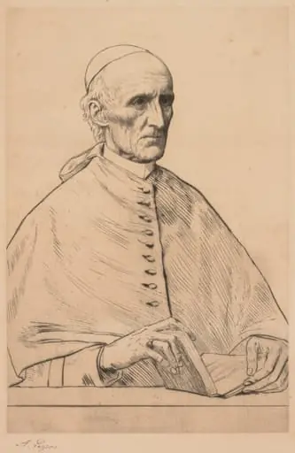 Cardinal Manning, by Alphonse Legros
