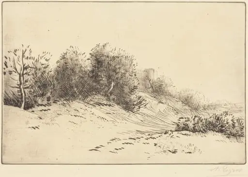 Castle in Spain (Chateau en Espagne), by Alphonse Legros