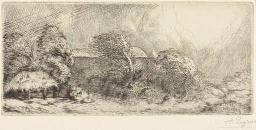 Chailli Seen in a Storm (Chailli: Effet d'orage), by Alphonse Legros