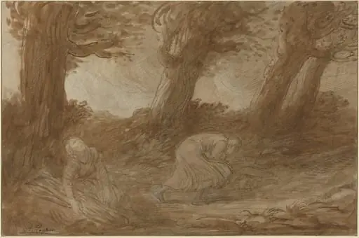 Clap of Thunder [recto], by Alphonse Legros