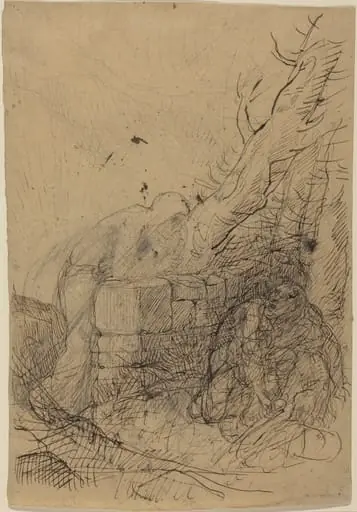 Death and the Woodcutter, by Alphonse Legros