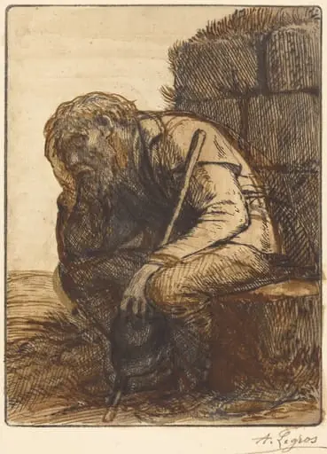 Desperate Man (Le desespere), by Alphonse Legros