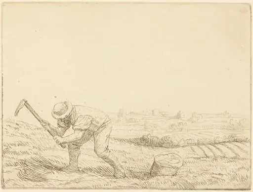 Digger (Le piocheur), by Alphonse Legros