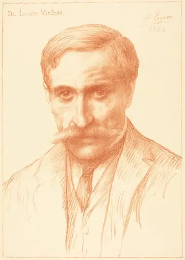 Dr. Louis Vintras, by Alphonse Legros