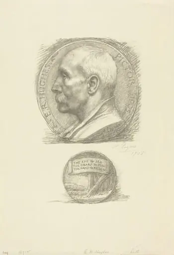 E.R. Hughes, by Alphonse Legros
