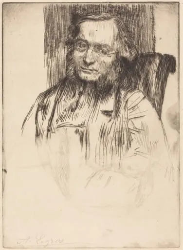 Edwin Edwards, by Alphonse Legros
