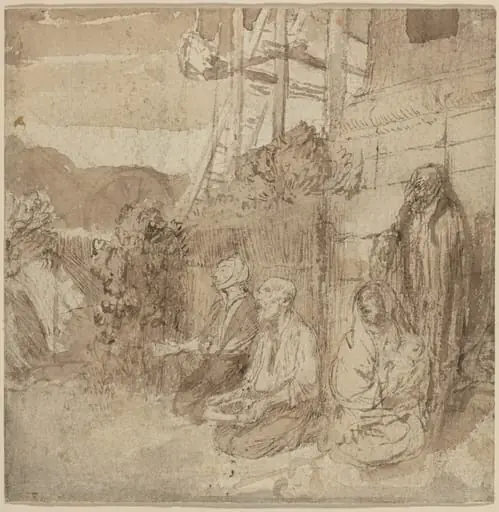 English Beggars, by Alphonse Legros