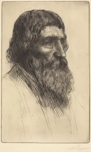 English Peasant (Paysan anglais), by Alphonse Legros