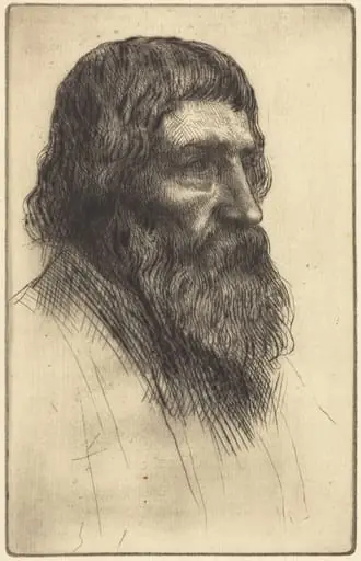 English Peasant (Paysan anglais), by Alphonse Legros