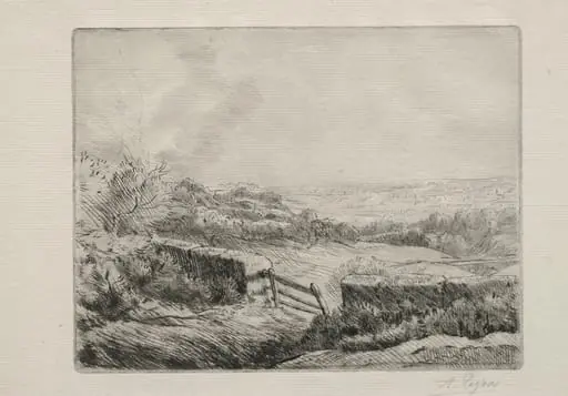 Entrance to the Field, by Alphonse Legros
