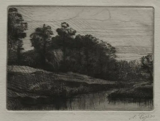 Evening, by Alphonse Legros