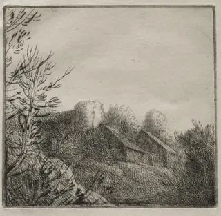 Farm at Valoux, by Alphonse Legros