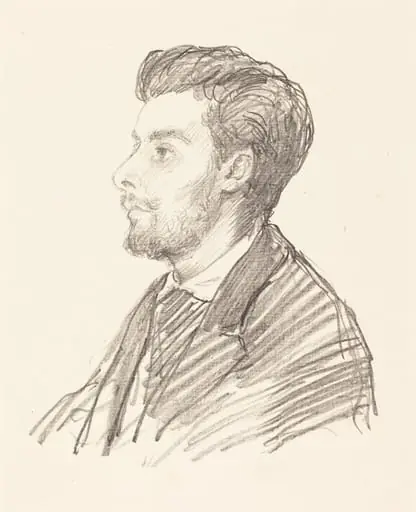 Frederic Regamey, by Alphonse Legros