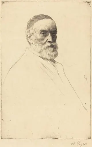 G.F. Watts, R.A., by Alphonse Legros