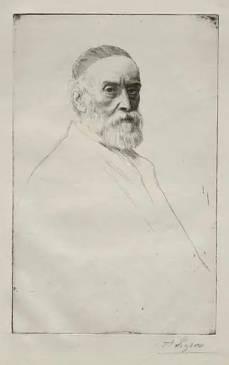George Frederic Watts, by Alphonse Legros