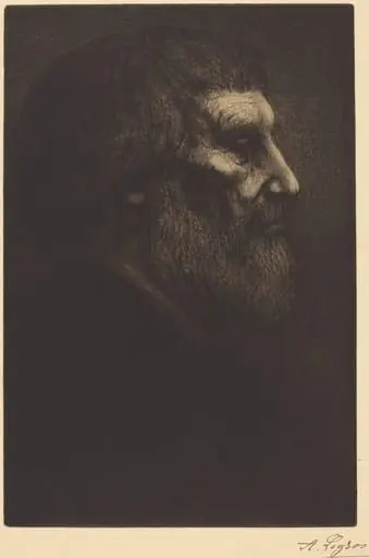 Head of a Beggar (Tete de mendiant), by Alphonse Legros